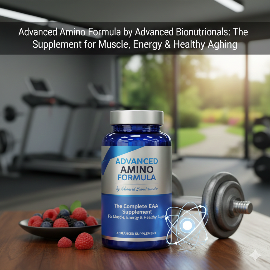 Advanced Amino Formula by Advanced Bionutritionals: The Complete EAA Supplement for Muscle, Energy & Healthy Aging